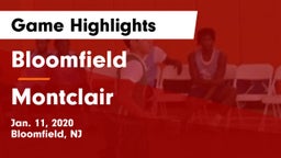 Bloomfield  vs Montclair  Game Highlights - Jan. 11, 2020