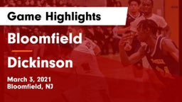 Bloomfield  vs Dickinson  Game Highlights - March 3, 2021