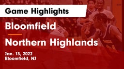 Bloomfield  vs Northern Highlands  Game Highlights - Jan. 13, 2022