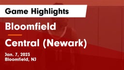 Bloomfield  vs Central (Newark)  Game Highlights - Jan. 7, 2023