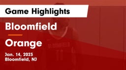 Bloomfield  vs Orange  Game Highlights - Jan. 14, 2023