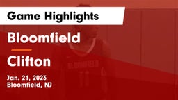 Bloomfield  vs Clifton  Game Highlights - Jan. 21, 2023