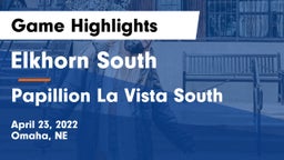 Elkhorn South  vs Papillion La Vista South  Game Highlights - April 23, 2022