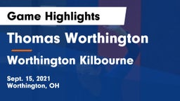 Thomas Worthington  vs Worthington Kilbourne  Game Highlights - Sept. 15, 2021