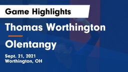 Thomas Worthington  vs Olentangy  Game Highlights - Sept. 21, 2021
