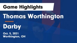 Thomas Worthington  vs Darby  Game Highlights - Oct. 5, 2021