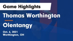 Thomas Worthington  vs Olentangy  Game Highlights - Oct. 6, 2021