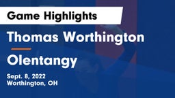 Thomas Worthington  vs Olentangy  Game Highlights - Sept. 8, 2022