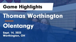 Thomas Worthington  vs Olentangy  Game Highlights - Sept. 14, 2023