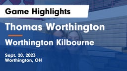 Thomas Worthington  vs Worthington Kilbourne  Game Highlights - Sept. 20, 2023