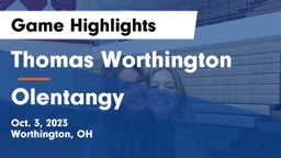 Thomas Worthington  vs Olentangy  Game Highlights - Oct. 3, 2023