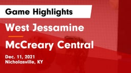 West Jessamine  vs McCreary Central  Game Highlights - Dec. 11, 2021