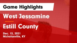 West Jessamine  vs Estill County  Game Highlights - Dec. 13, 2021