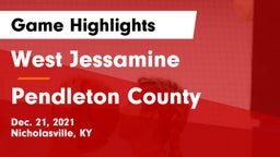 West Jessamine  vs Pendleton County  Game Highlights - Dec. 21, 2021