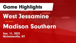 West Jessamine  vs Madison Southern  Game Highlights - Jan. 11, 2022