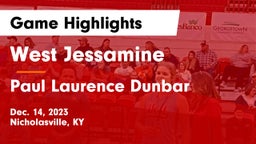 West Jessamine  vs Paul Laurence Dunbar  Game Highlights - Dec. 14, 2023