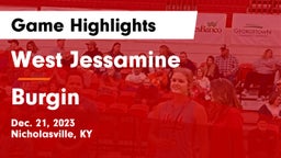 West Jessamine  vs Burgin  Game Highlights - Dec. 21, 2023
