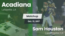 Matchup: Acadiana  vs. Sam Houston  2017