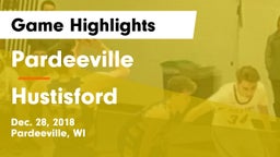 Pardeeville  vs Hustisford  Game Highlights - Dec. 28, 2018
