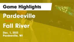 Pardeeville  vs Fall River  Game Highlights - Dec. 1, 2023