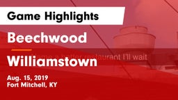 Beechwood  vs Williamstown Game Highlights - Aug. 15, 2019