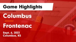 Columbus  vs Frontenac  Game Highlights - Sept. 6, 2022