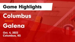 Columbus  vs Galena  Game Highlights - Oct. 4, 2022