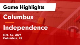Columbus  vs Independence  Game Highlights - Oct. 13, 2022