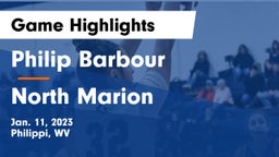Philip Barbour  vs North Marion  Game Highlights - Jan. 11, 2023