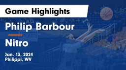 Philip Barbour  vs Nitro  Game Highlights - Jan. 13, 2024