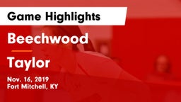 Beechwood  vs Taylor  Game Highlights - Nov. 16, 2019