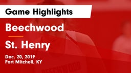 Beechwood  vs St. Henry  Game Highlights - Dec. 20, 2019