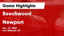 Beechwood  vs Newport  Game Highlights - Jan. 13, 2020