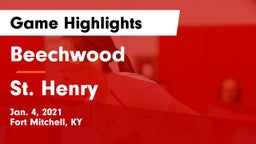 Beechwood  vs St. Henry  Game Highlights - Jan. 4, 2021