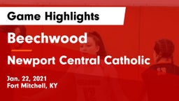 Beechwood  vs Newport Central Catholic  Game Highlights - Jan. 22, 2021