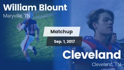 Matchup: William Blount vs. Cleveland  2017