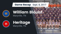 Recap: William Blount  vs. Heritage  2017