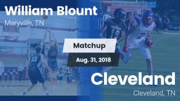 Matchup: William Blount vs. Cleveland  2018