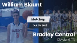 Matchup: William Blount vs. Bradley Central  2018