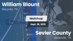 Matchup: William Blount vs. Sevier County 2019