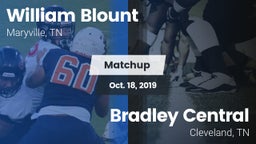 Matchup: William Blount vs. Bradley Central  2019