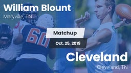Matchup: William Blount vs. Cleveland  2019