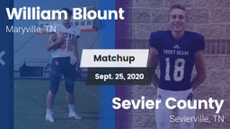 Matchup: William Blount vs. Sevier County  2020