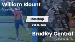 Matchup: William Blount vs. Bradley Central  2020