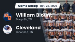 Recap: William Blount  vs. Cleveland  2020