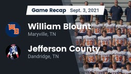 Recap: William Blount  vs. Jefferson County  2021