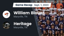 Recap: William Blount  vs. Heritage  2023