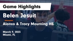  Belen Jesuit  vs Alonzo & Tracy Mourning HS Game Highlights - March 9, 2023