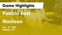 Pueblo East  vs Harrison  Game Highlights - Jan. 13, 2023