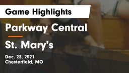 Parkway Central  vs St. Mary's  Game Highlights - Dec. 23, 2021